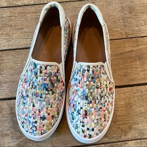 Colorful Patchwork Slip On Shoe